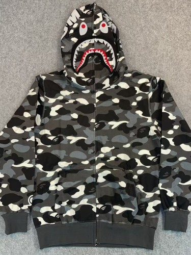 1:1 quality version Luminous Camouflage Shark Hoodie 2 colors
