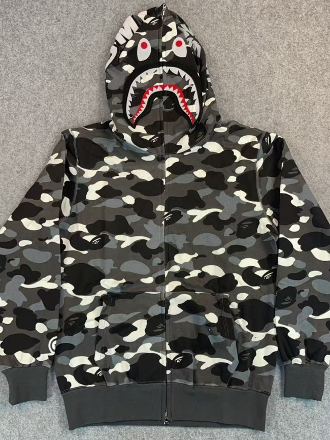  1:1 quality version Luminous Camouflage Shark Hoodie 2 colors