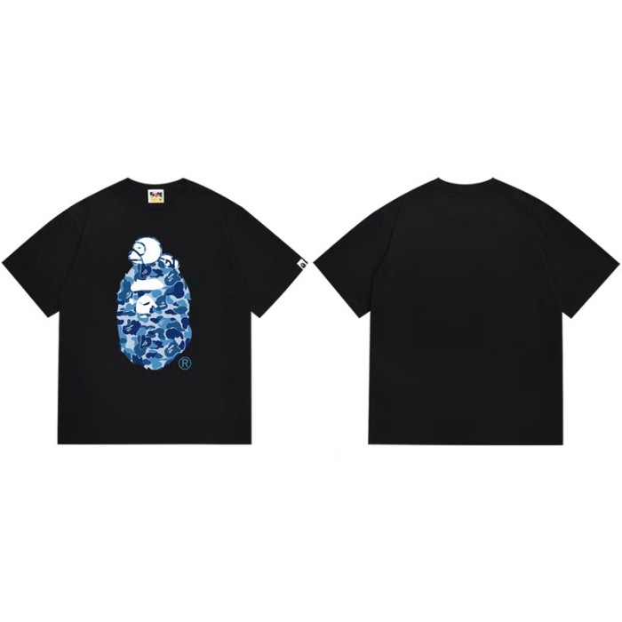 Multicolor Big Ape Head Print Tee 9 colors