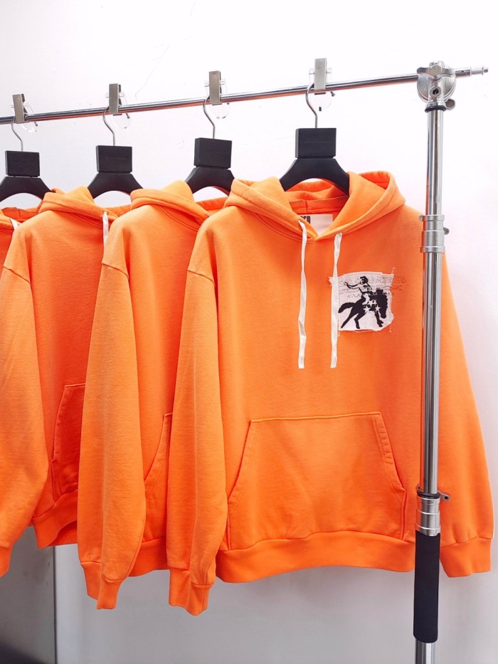 [Buy One Get One Free] 1:1 quality version  Chest White Applique Pattern Printed Hoodie & Pants set