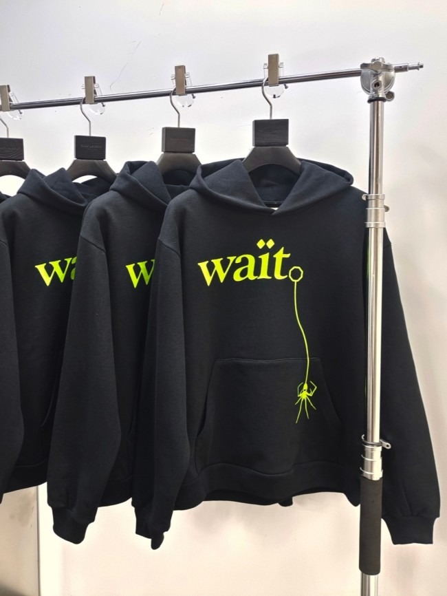 [Buy One Get One Free] 1:1 quality version Wait Alphabet Spider Print Hoodie