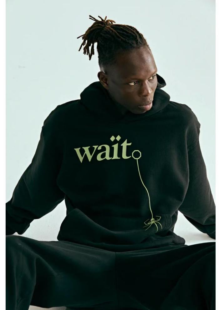 [Buy One Get One Free] 1:1 quality version Wait Alphabet Spider Print Hoodie