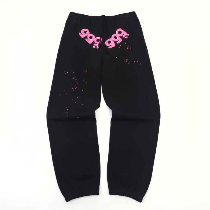 1:1 quality version SP 555 printed Black Hoodie & Pants set