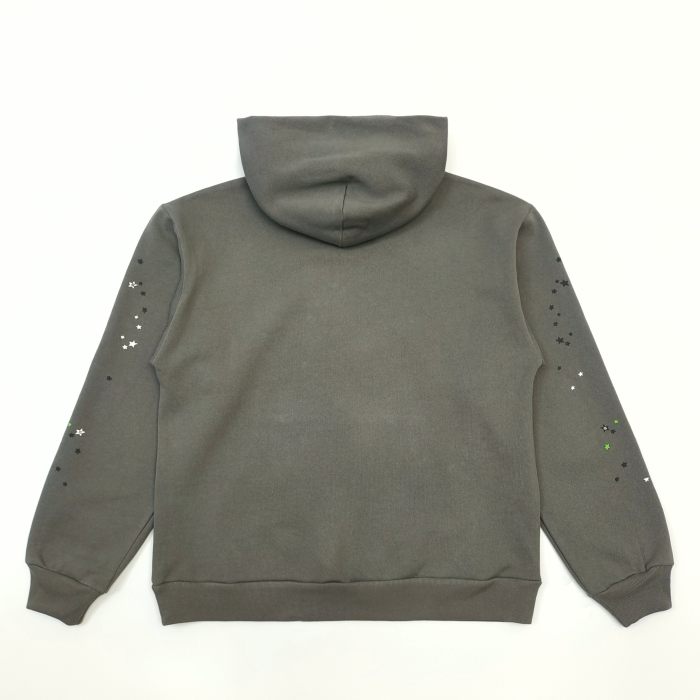 1:1 quality version White Dot Green Alphabet Spiderweb V2 Hoodie & Pants Set
