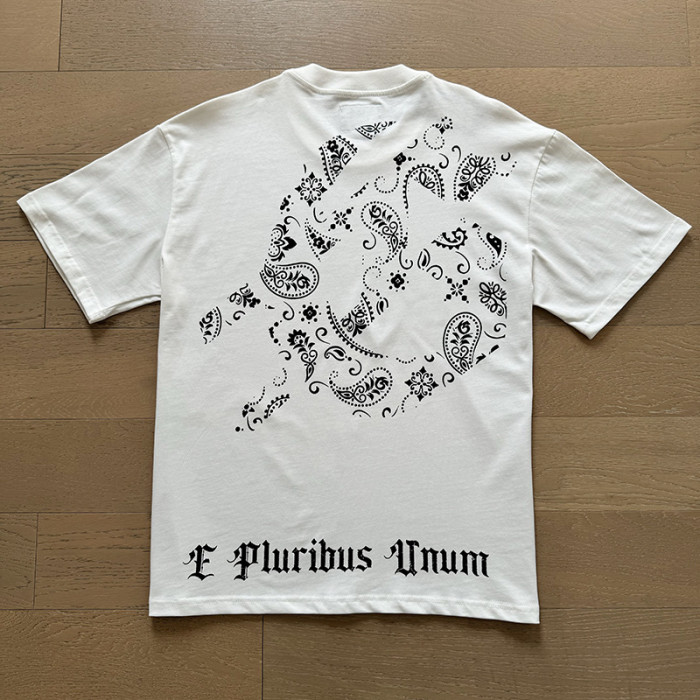 1:1 quality version Hollywood Billboard Burning Cashew Flower Letter Print Version Tee 2 colors
