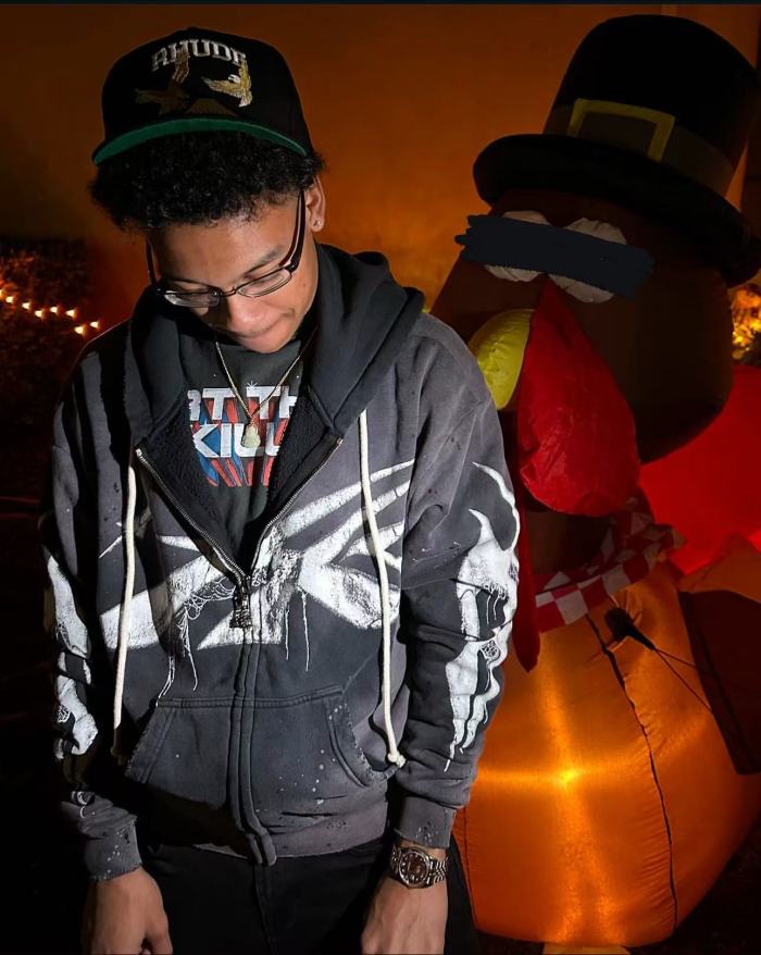 1:1 quality version Big Graphic Splash Inked Aged Zip Hoodie