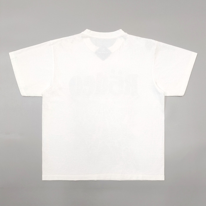 [50% Off]Sp5der [Big & Tall for weights up to 220 lbs]1:1 quality version Spider Web Shadow Print Tee 27701964