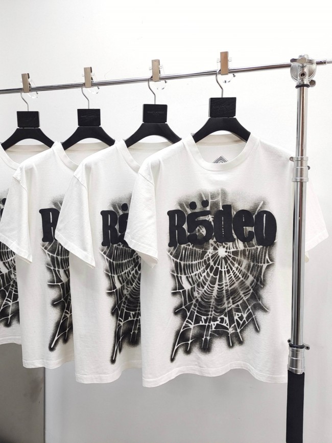 [50% Off]Sp5der [Big & Tall for weights up to 220 lbs]1:1 quality version Spider Web Shadow Print Tee 27701964