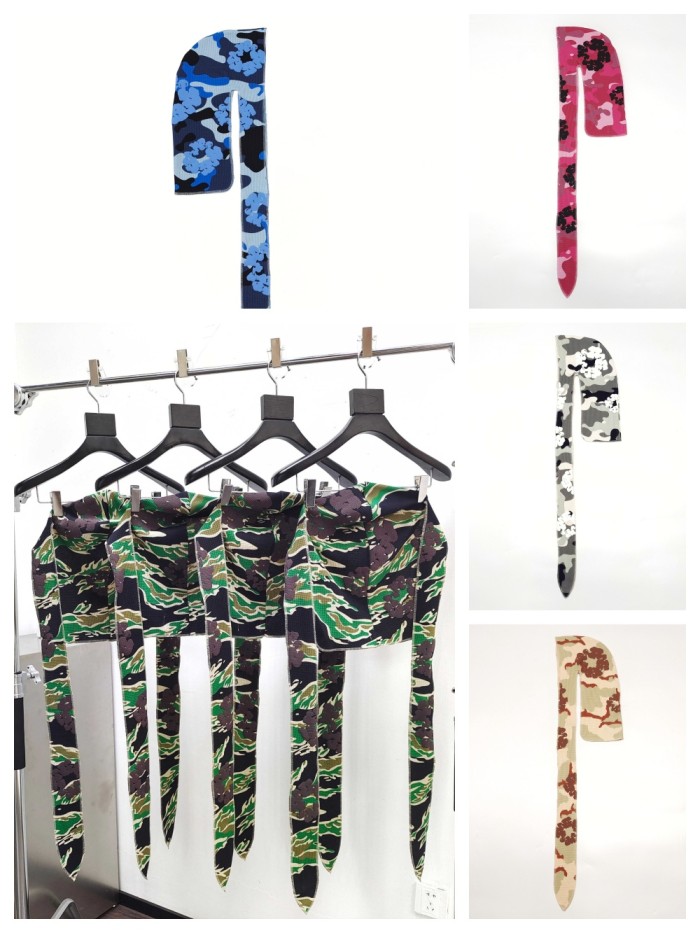 1:1 quality version Camouflage printed Durag 5 colors