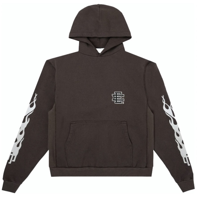 1:1 quality version Flame Logo Solid Color Hoodie & Pants Set 7 colors