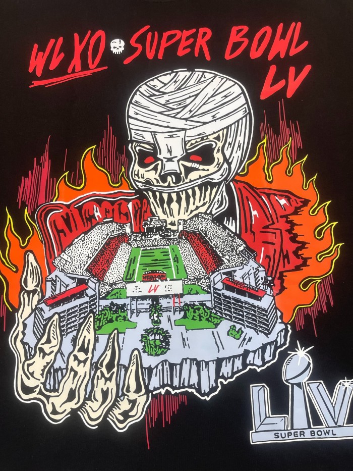[50% Off]Rage Mummy Print tee 2 colors 25169829