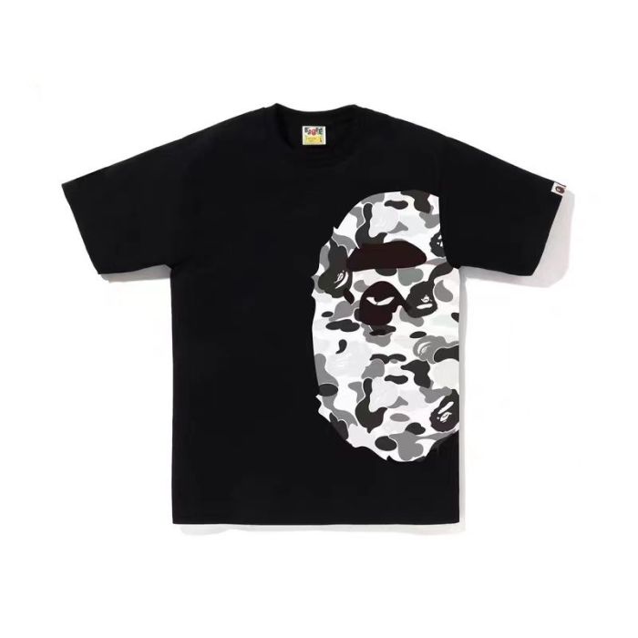 Left Camouflage Printed Big Ape Head Tee 8 colors