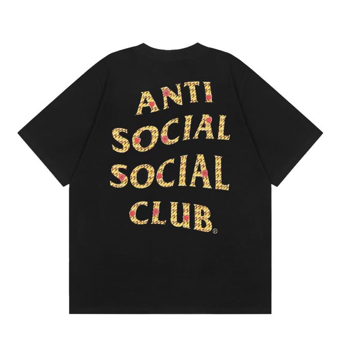 Anti Social Slogan Rose Love Bear Printed Tee 20 colors