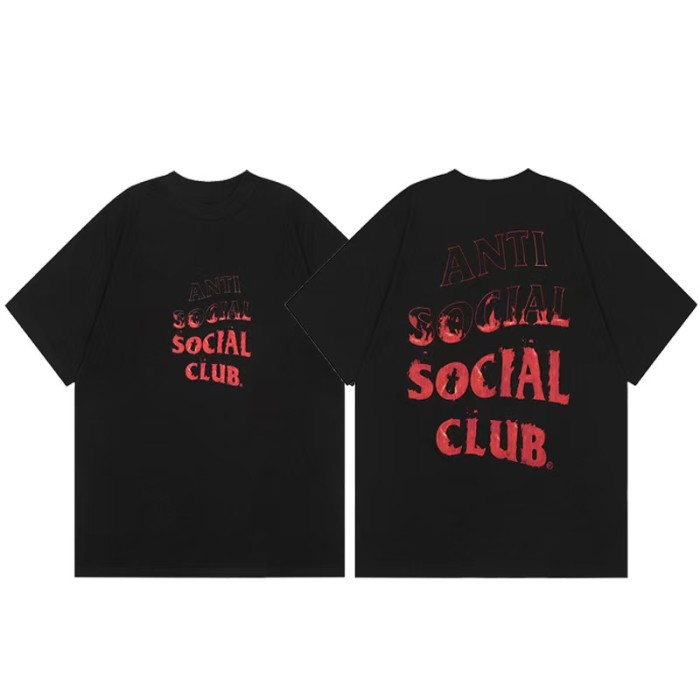 Anti Social Slogan Rose Love Bear Printed Tee 20 colors