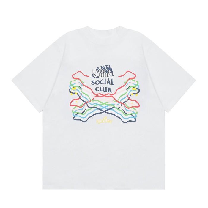 Anti Social Slogan Rose Love Bear Printed Tee 20 colors