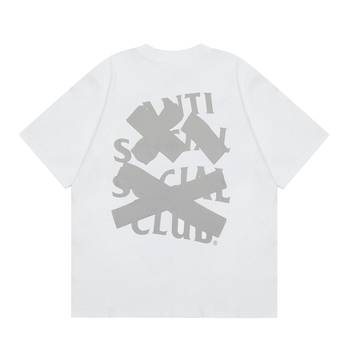 Anti Social Slogan Rose Love Bear Printed Tee 20 colors