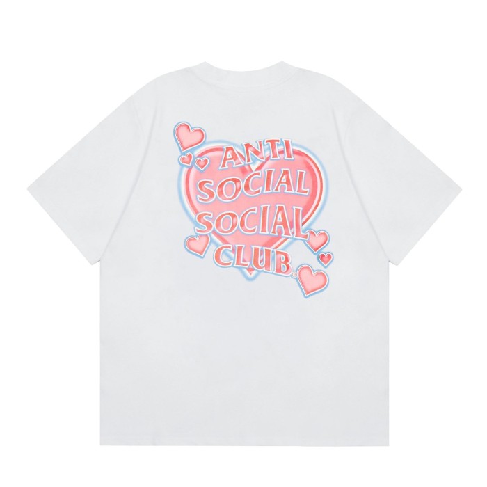 Anti Social Slogan Rose Love Bear Printed Tee 20 colors