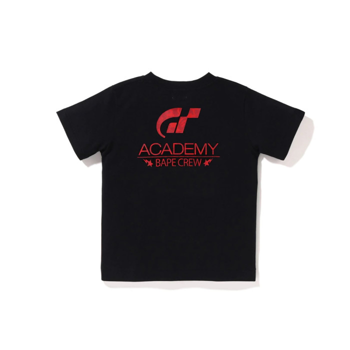 [buy more save more] Racing Co-Branded Big Ape Head Back Letter Printed Tee for kids 2 colors