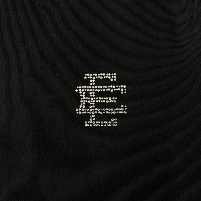 1:1 quality version Rhinestones Logo Hoodie & Pants Set