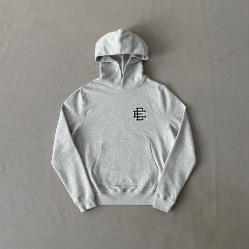 1:1 quality version Dark Navy Logo Solid Color Hoodie & Pants Set