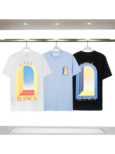 Phantom Gate Letter Logo Print Round Neck tee 3 colors