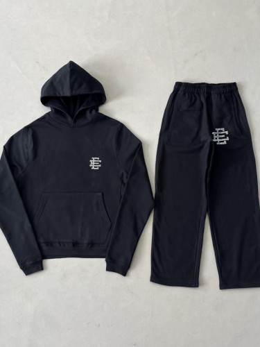 1:1 quality version Rhinestones Logo Hoodie & Pants Set