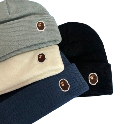 Ape Head Classic Embroidered Labeled Cold Beanie 18 colors