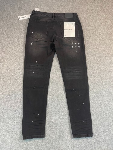 1:1 quality version Classic Black White Ink Dot Jeans