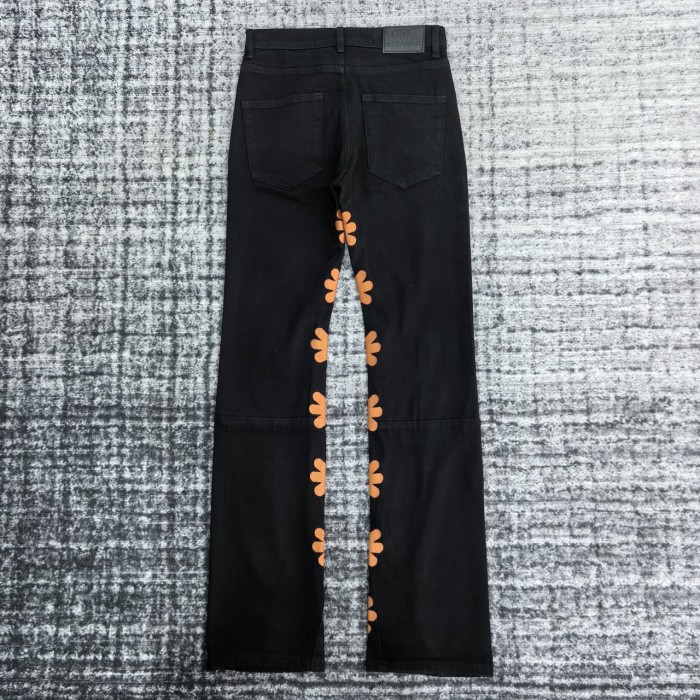 [buy more save more]1:1 quality version Heavy duty embroidered logo micro jeans 10 colors