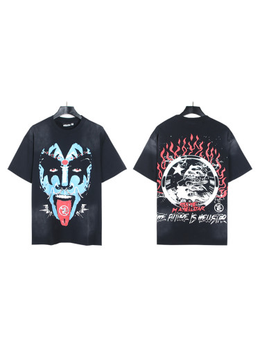 KISS Band Spoof Portrait Print Washed Version Tee
