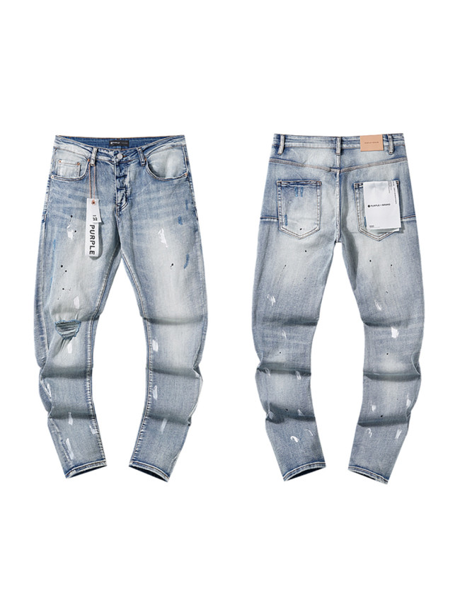 [buy more save more] Knee crease ripped jeans
