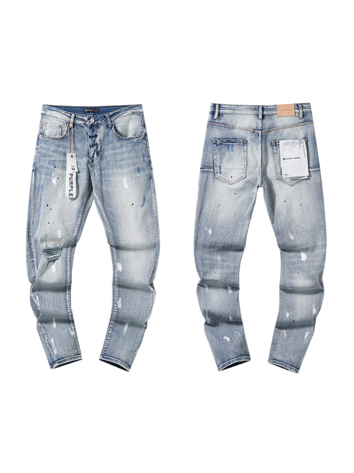 [buy more save more] Knee crease ripped jeans