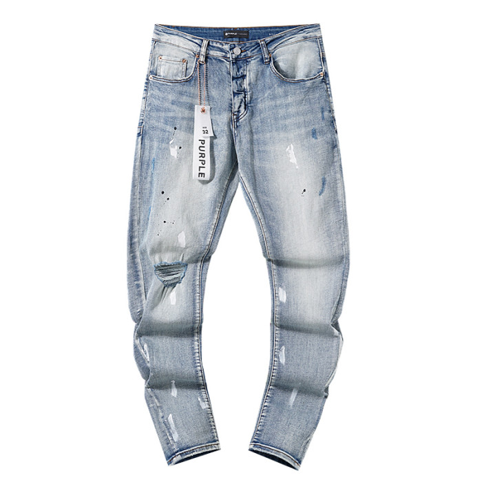 [buy more save more] Knee crease ripped jeans