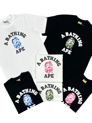 1:1 quality version ABC Camouflage Ape Small Head Print Tee 6 colors