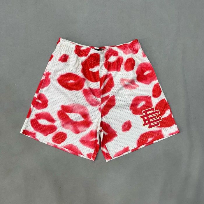 1:1 quality version Valentine's Day Limited Mesh Shorts 3 colors