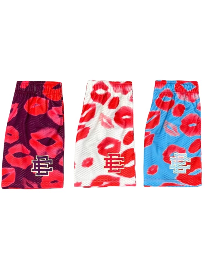 1:1 quality version Valentine's Day Limited Mesh Shorts 3 colors