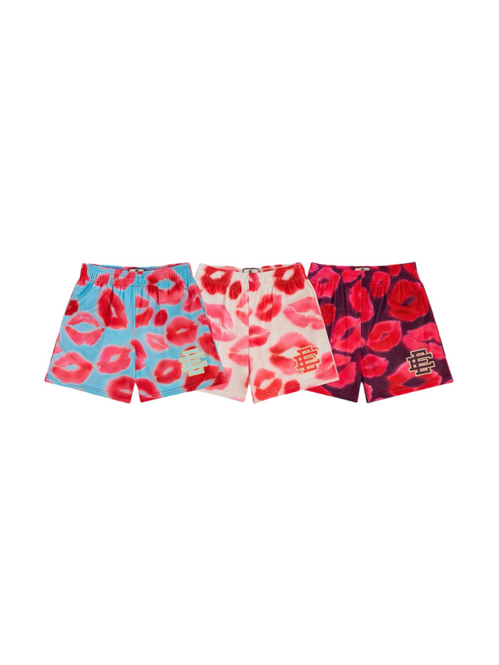 1:1 quality version Valentine's Day Limited Mesh Shorts 3 colors