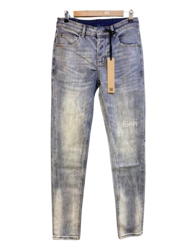 1:1 quality version Leg Monogrammed Logo Jeans