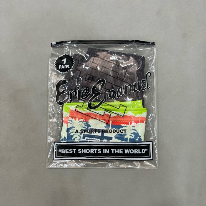 1:1 quality version Pine Forest Scene Printed Breathable Shorts 2 colors