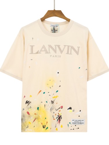 Co-branded Ink Splash Letter Round Neck Tee