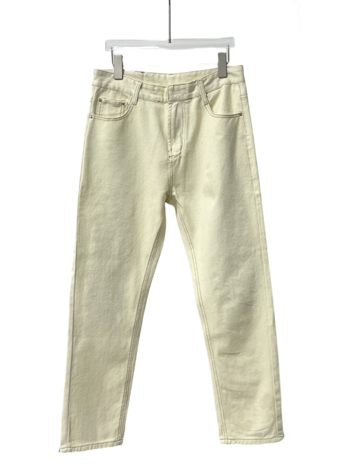 Auspicious Clouds Big M Embroidered Jeans