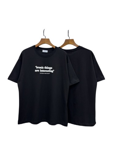 1:1 quality version Foam Letter Slogan Tee