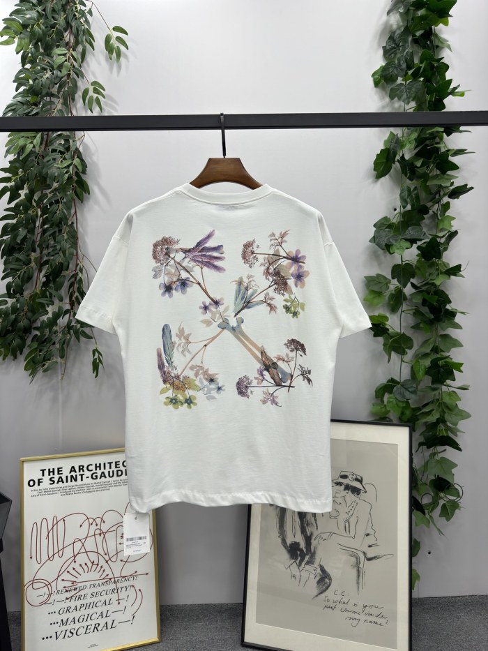1:1 quality version Floral Arrowhead Tee 2 colors