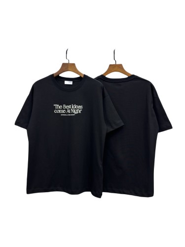 1:1 quality version Glow-in-the-dark green slogan Tee