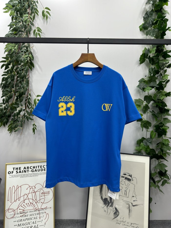 1:1 quality version OW Logo Tee 2 colors