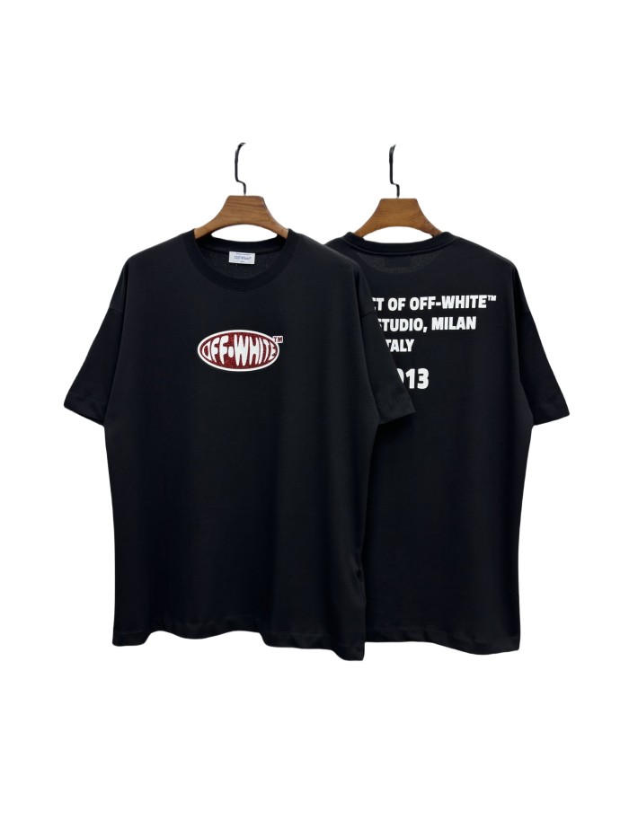 1:1 quality version Chest ironing diamond logo Tee