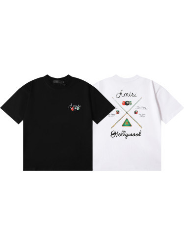Billiard Letter Print tee 2 colors