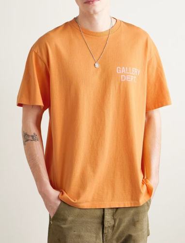 1:1 quality version Basic Hollywood Letter Print Washed Version Tee 3 colors