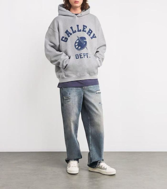 [Big & Tall for weights up to 260 lbs]1:1 quality version Oil on panel monogrammed hoodie
