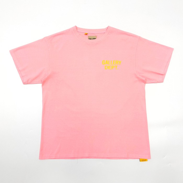 1:1 quality version Basic Hollywood Letter Print Washed Version Tee 3 colors